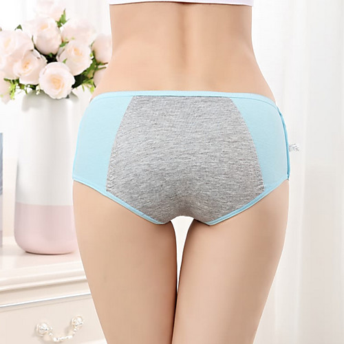 

Explosion-Proof Physiological Underwear Ladies Cotton Briefs Menstrual Period Leak-proof Breathable Mid-rise Cotton Physiological Pants