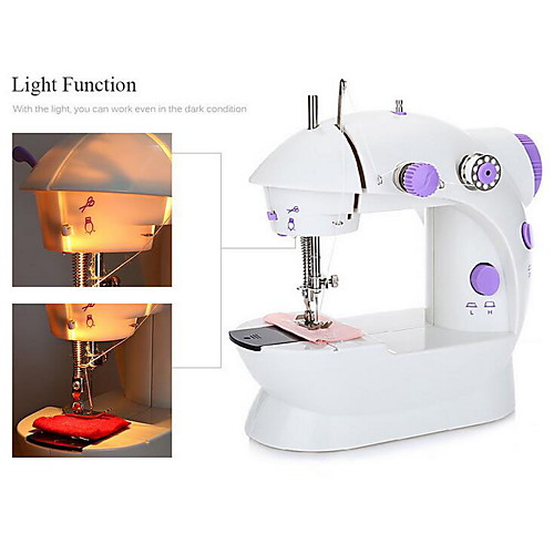 

Mini Portable Handheld sewing machines Stitch Sew needlework Cordless Clothes Fabrics Electrec Sewing Machine Stitch Set 16