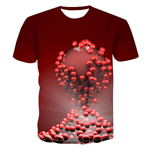 

Men's Daily Basic T-shirt - 3D Red