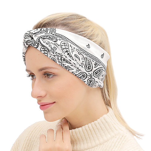 

Fabric Headbands Durag Sports Adjustable Bowknot For Holiday Street Sporty Simple Black Grey Light Gray Camel 1 Piece / Women's
