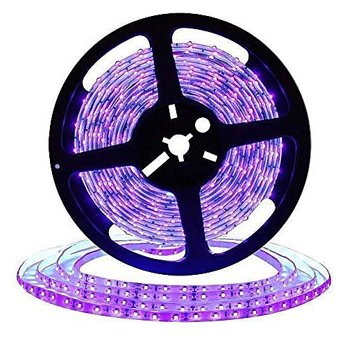 

ZDM 16.4FT/5M UV Black Light 395-405nm 3528 8mm LED Flexible Strip DC12V for Indoor Fluorescent Dance Party Stage Lighting Body Paint