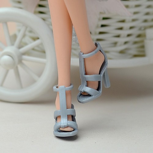 

11-Inch Doll Shoes And High-Heeled Shoes Jewelry Accessories Fashion Fantasy Children'S Play Dress Up Toys, Paragraph B