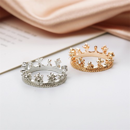 

Women's Ring 1pc Gold Silver Alloy Elegant Holiday European Festival Jewelry