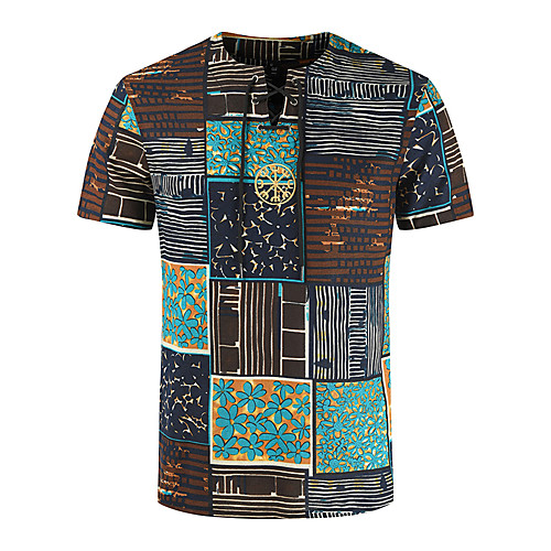 

Men's Daily T-shirt - Floral Rainbow