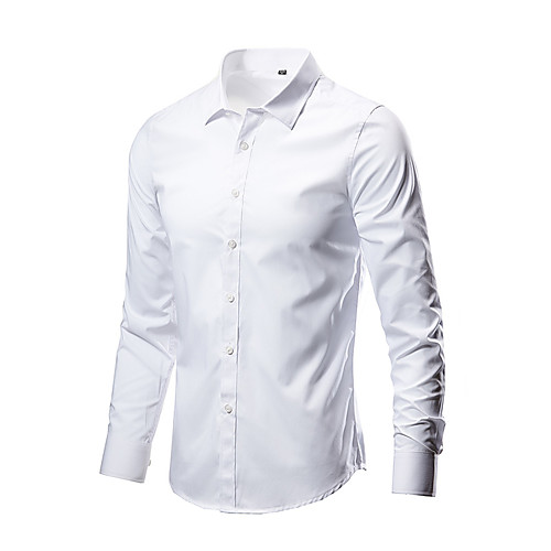 

Men's Daily Basic Shirt - Solid Colored Wine