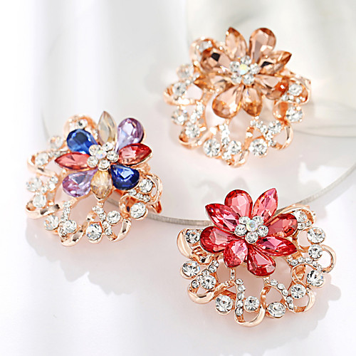 

Women's Brooches Stylish Brooch Jewelry Assorted Color Red Orange For Wedding Party