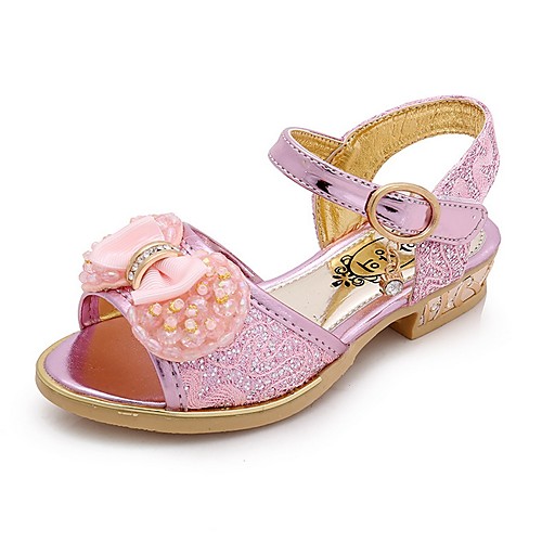 

Girls' Comfort PVC Sandals Little Kids(4-7ys) Pink / Gold Summer