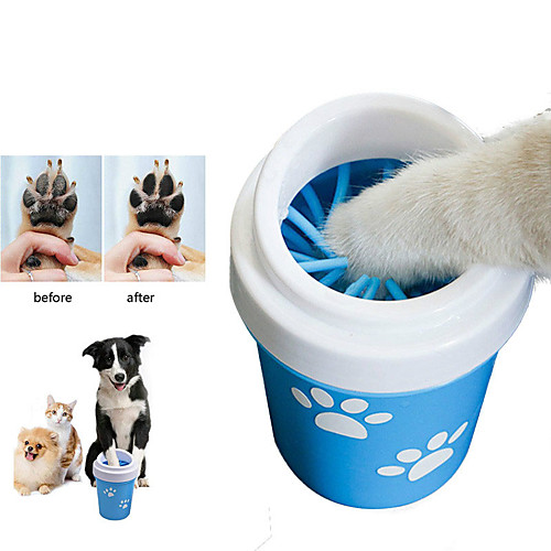 

Dog Cat Paw Cleaner Cup for Small Dogs Pet Feet Washer Portable Pet Cat Dirty Paw Cleaning Cup Soft Silicone Foot Wash Tool