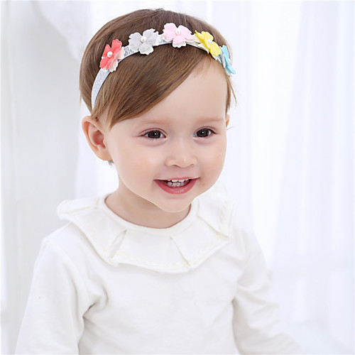 

Fabric Headbands Kids Lovely For New Baby Holiday Sweet Cute Rainbow