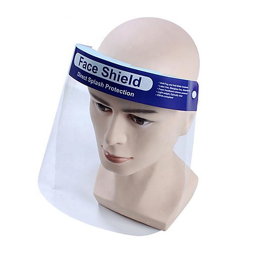

4pcs Transparent Dust Face Shield Visor Eye Protection Safety Work Guard Cycling Face Anti Droplet Dust-proof Protect