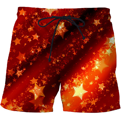 

Men's Sporty / Exaggerated Sweatpants / Shorts Pants - 3D / Geometric Pattern / 3D Print Print Rainbow US32 / UK32 / EU40 US34 / UK34 / EU42 US36 / UK36 / EU44