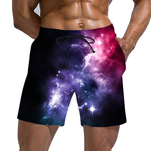 

Men's Sporty / Exaggerated Sweatpants / Shorts Pants - Galaxy / Multi Color / 3D Print Sporty / Print Rainbow US32 / UK32 / EU40 US34 / UK34 / EU42 US36 / UK36 / EU44