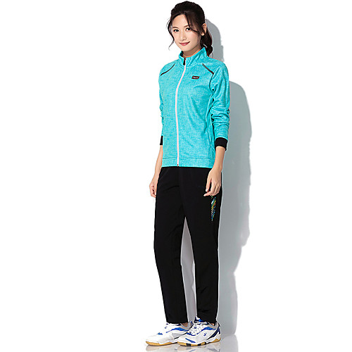 

Women's Tennis Badminton Table Tennis Pants / Trousers Track Jacket Clothing Suit Solid Color Breathable Quick Dry Soft Autumn / Fall Spring Winter Sports Outdoor / High Elasticity