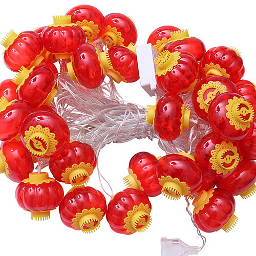 

2.5m String Lights 10 LEDs Red Decorative USB Powered