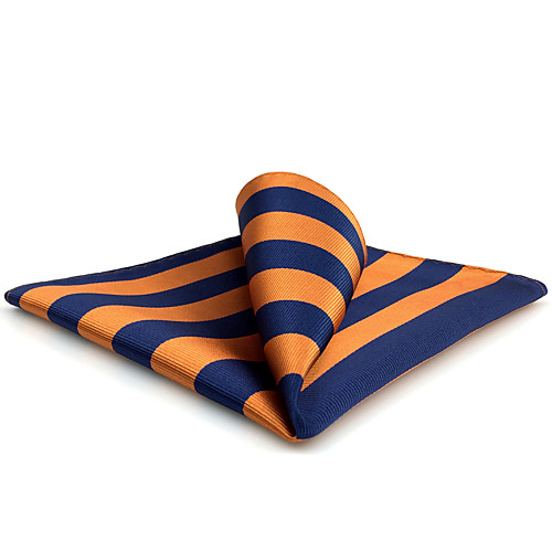 

Men's Party / Work / Basic Pocket Squares - Striped / Jacquard