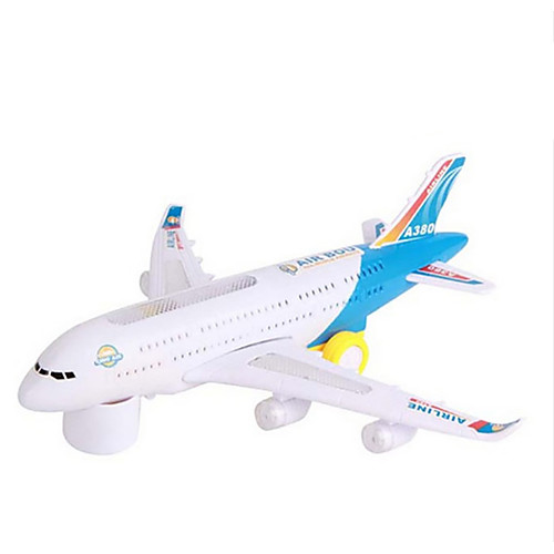 

Toy Airplane Model Building Kit Plane Plane / Aircraft Walking Electric Soft Plastic Kid's Boys' Girls' Toy Gift 1 pcs