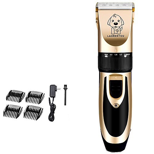 

Cat Pets Dog Grooming Cleaning Hair Trimmers Hair Clipper Tool Kit Cordless Ceramic Clipper & Trimmer Portable Wireless Double-Sided Pet Grooming Supplies Rainbow Pink 1 / Foldable