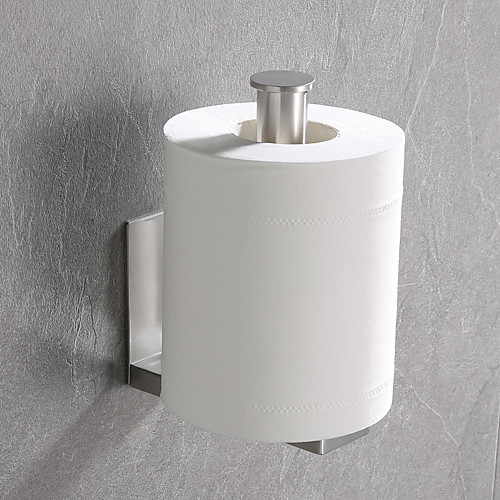 

Toilet Paper Holder New Design / Self-adhesive / Creative Contemporary / Modern Stainless Steel / Low-carbon Steel / Metal 1pc - Bathroom Wall Mounted