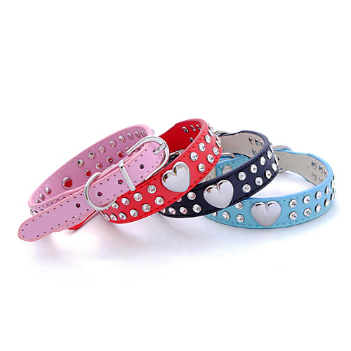 

Cat Dog Collar Adjustable / Retractable Running Hands free Leopard PU Leather Red Pink Gold