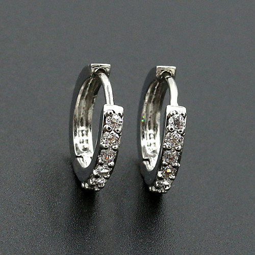 

Women's Earrings Holiday Wedding Birthday Romantic Earrings Jewelry Silver For Date Street Festival 1 Pair