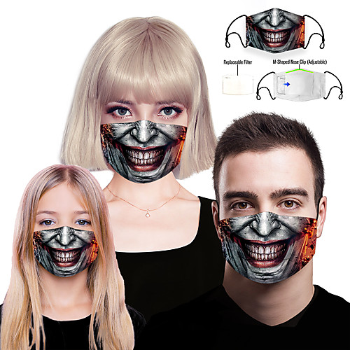 

Mask Filter Element Women's Polyester Spandex One-Size Rainbow 1pc / pack Adults Layered Mesh Sport Home All Seasons