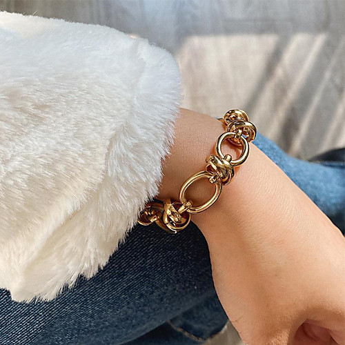 

Women's Vintage Bracelet Bracelet Retro Lucky Simple Classic Vintage Trendy Fashion Alloy Bracelet Jewelry Gold For Gift Date Birthday Beach Festival