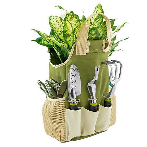 

Green multi-function portable garden kit garden storage bag