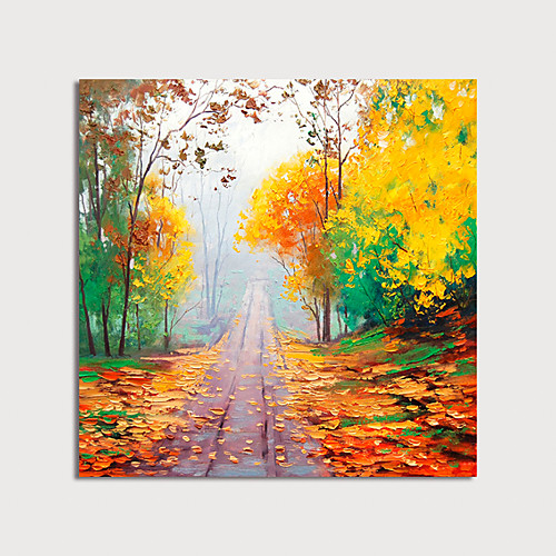 

Hand Painted Canvas Oilpainting Impression Landscape Home Decoration with Frame Painting Ready to Hang