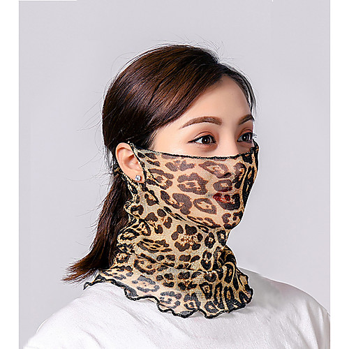 

Women's Bandana Balaclava Neck Gaiter Neck Tube UV Resistant Quick Dry Lightweight Materials Cycling Polyester for Men's Women's Adults / Pollution Protection / Floral Botanical Sunscreen / High Breat