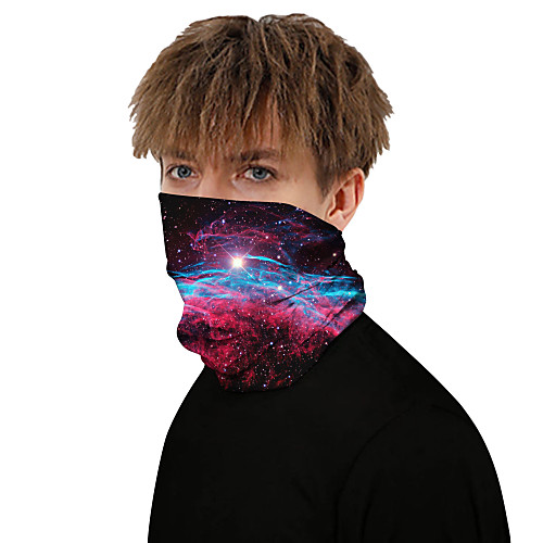 

Unisex Party / Active / Basic Infinity Scarf / Balaclavas - Galaxy / Print / Color Block