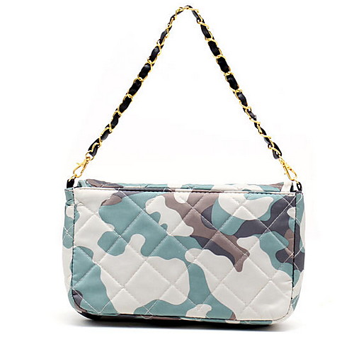 

Women's Canvas / PU Top Handle Bag Solid Color Green