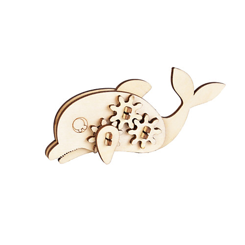 

Robotime 3D Puzzle Jigsaw Puzzle Model Building Kit DIY Wooden Natural Wood Classic Kid's Unisex Toy Gift