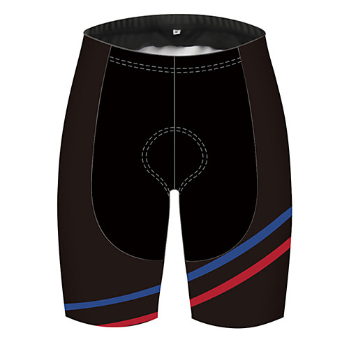 

21Grams Men's Cycling Shorts Bike Shorts Padded Shorts / Chamois Pants Breathable 3D Pad Quick Dry Sports Stripes Black / Red Mountain Bike MTB Road Bike Cycling Clothing Apparel Bike Wear / Stretchy