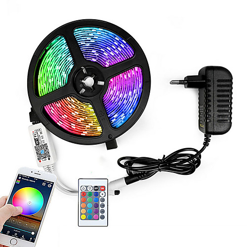 

5m Flexible LED Light Strips 150 LEDs SMD5050 Multi Color Decorative / TV Background 12 V