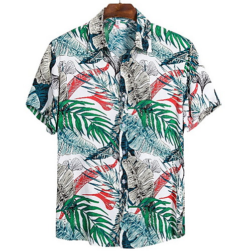 

Men's Sports Shirt - Geometric / 3D Green