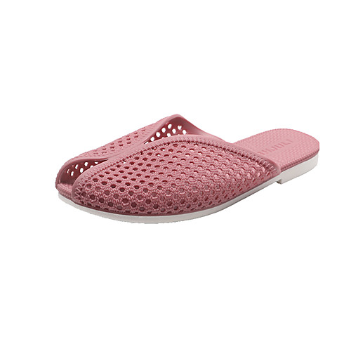 

Women's Clogs & Mules 2020 Flat Heel Open Toe Microfiber Classic / Minimalism Spring & Fall / Spring & Summer Pink / Khaki / Black