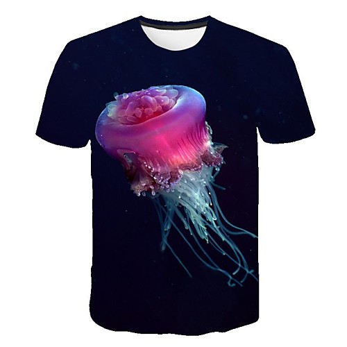 

Men's Daily T-shirt - 3D Print Blue