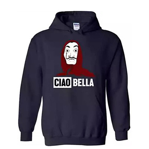 

Inspired by la casa de papel Dali Cosplay Costume Hoodie Pure Cotton Print Printing Hoodie For Men's / Women's