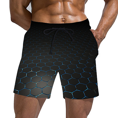 

Men's Sporty / Exaggerated Sweatpants / Shorts Pants - Geometric Pattern / 3D Print Sporty / Print Black US32 / UK32 / EU40 US34 / UK34 / EU42 US36 / UK36 / EU44