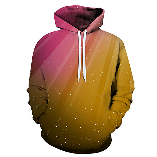 

Men's 3D Print / Casual Hoodie - 3D / Cartoon / Character Rainbow US32 / UK32 / EU40