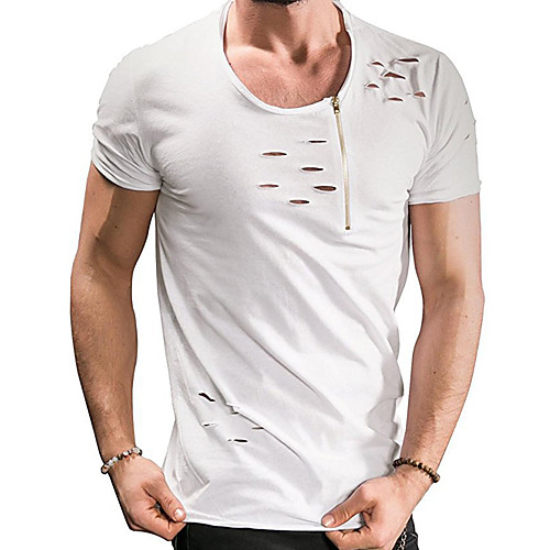 

Men's Daily Basic T-shirt - Solid Colored Army Green