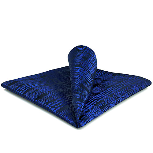 

Men's Party / Work / Basic Pocket Squares - Plaid / Jacquard