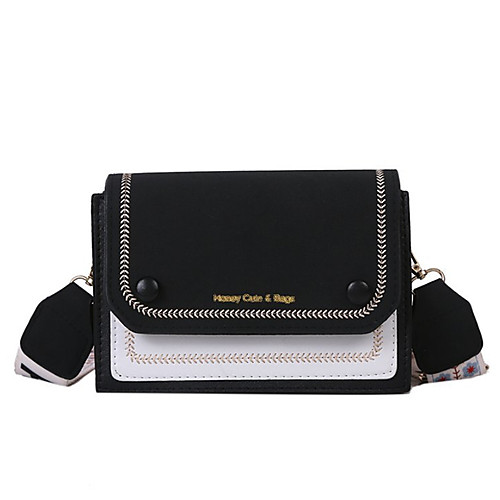 

Women's Polyester / PU Crossbody Bag Color Block Yellow / Green / Blue