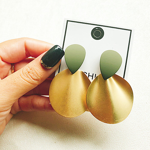 

Women's Earrings Holiday Wedding Birthday Romantic Earrings Jewelry Gold For Date Street Festival 1 Pair