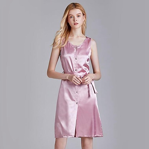 

Women's Deep V Robes Pajamas Solid Colored / Sexy
