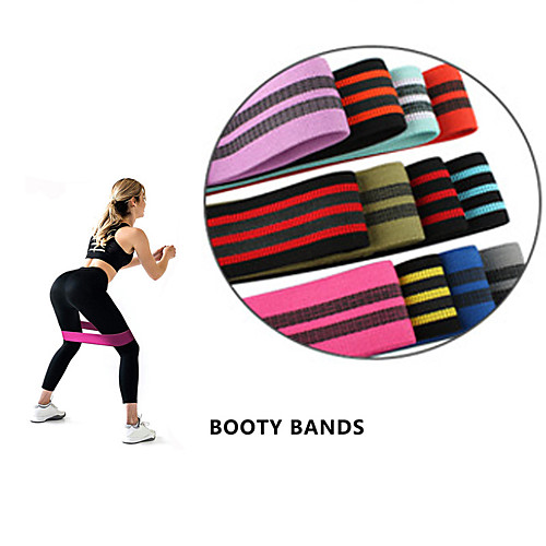 

Booty Bands Resistance Bands for Legs and Butt Sports Latex silk Yoga Pilates Exercise & Fitness Stretchy Strength Training Muscular Bodyweight Training Resistance Training Build Muscle, Tone
