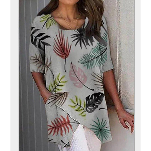 

Women's Daily T-shirt - Tie Dye Gray