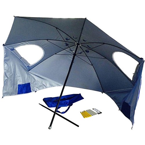 

Umbrella With Sunroof Sunshade Foldable Outdoor Beach Windproof Umbrella Umbrella With Surrounding Cloth