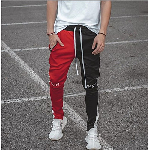 

Men's Basic Sweatpants Pants - Print Red Black Gray US36 / UK36 / EU44 US38 / UK38 / EU46 US40 / UK40 / EU48