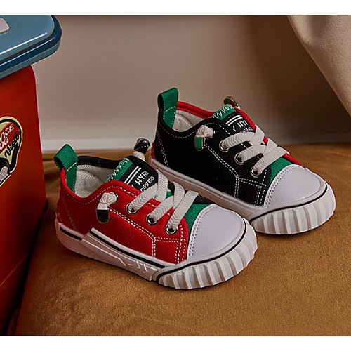 

Boys' / Girls' Comfort Canvas Flats Little Kids(4-7ys) / Big Kids(7years ) Red / Black Spring / Summer